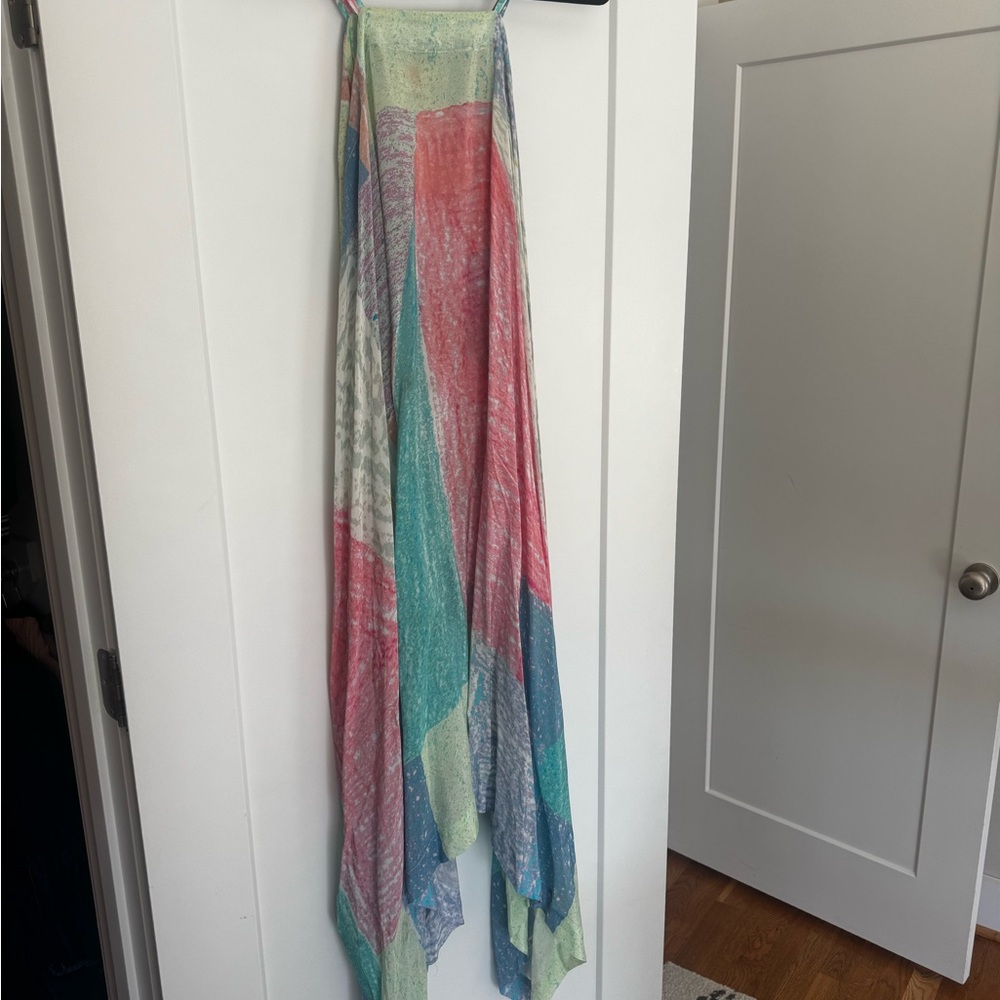 Colorful Pastel Maxi Dress
